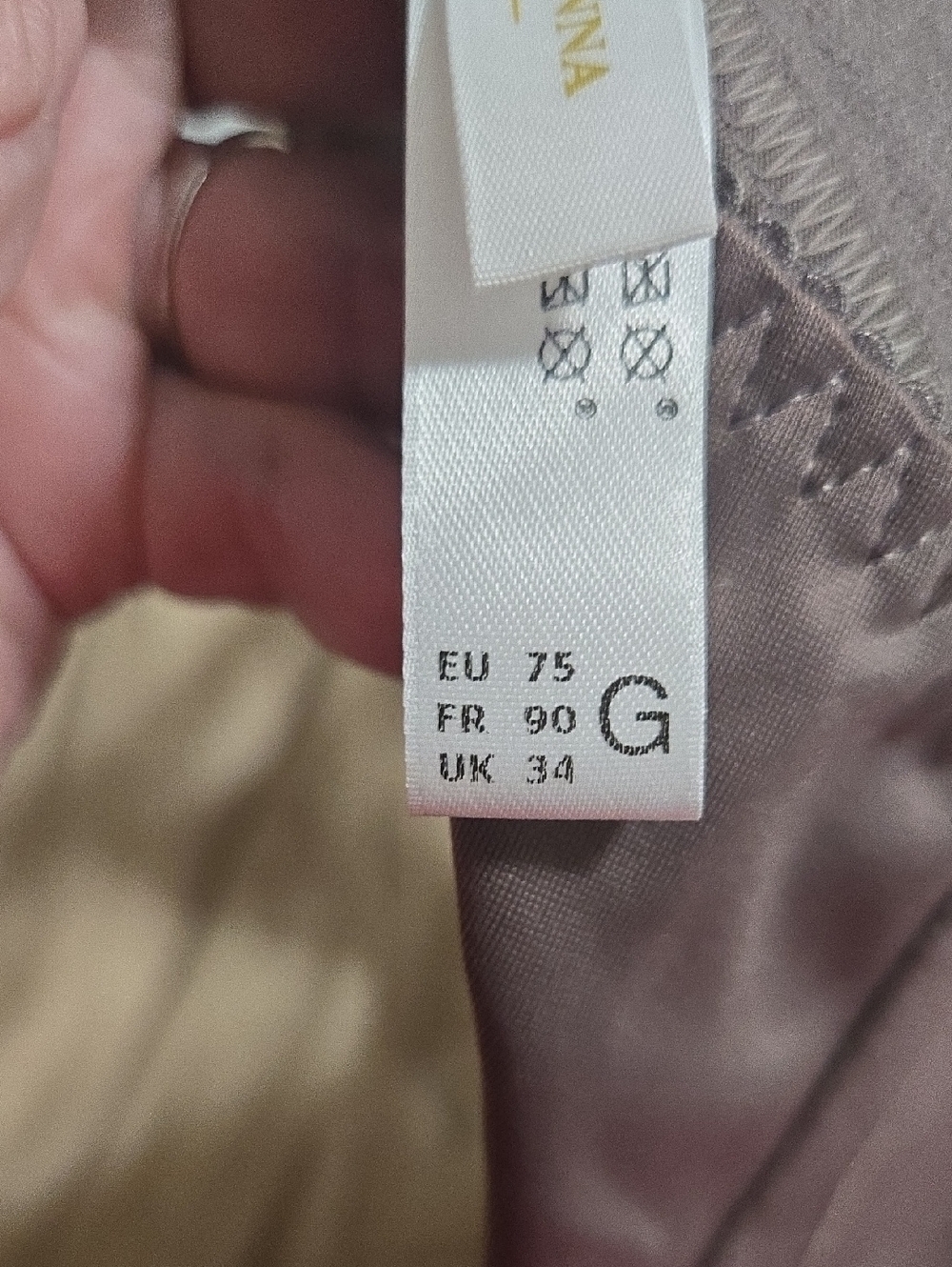 Prima Donna Deauville Embroidered Lace Bra in Smokey Sand US 34E/F NWT - Picture 8 of 8